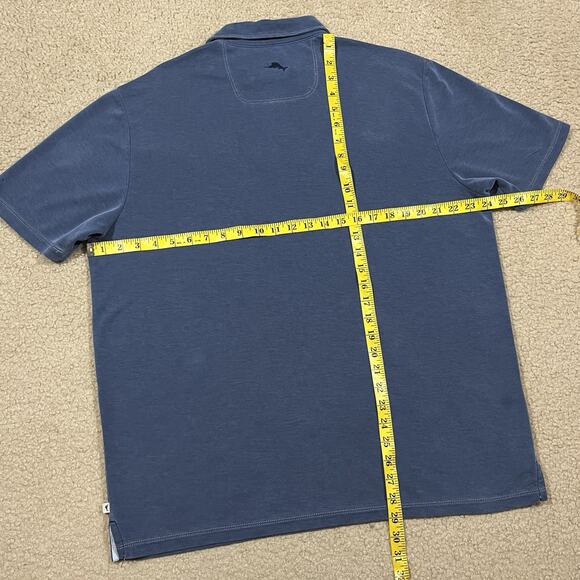 Tommy Bahama Mens Shoreline Surf Polo Shirt Blue Size XL - Picture 5 of 5